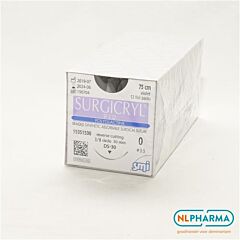 Surgicryl 910 ep-3,5 usp 0 ds30 75 cm 12 stuks
