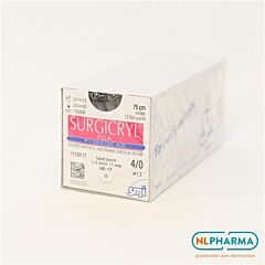 Surgicryl pga ep-1,5 usp 4-0 hr-17 75 cm 12 stuks