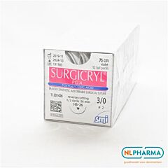 Surgicryl pga ep-2 usp 3-0 hs26 75 cm 12 stuks