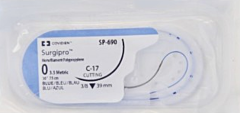 Surgipro blue sp690 usp 0 c-17 75 cm 36 stuks