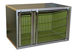Dog cage model C, 100 x 60 x 62.5 cm