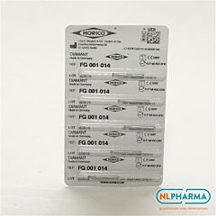 Tandunit boortje figuur 1 iso 014 fg 5 stuks diamant