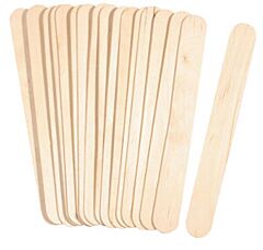 Tongspatels hout 100 stuks