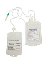 Bloedtransfusiezakken collectie unit, 450 ml