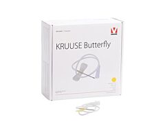 KRUUSE Butterfly, 19G, yellow, 50/pk