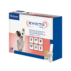 Evicto spot-on hond 2,6 -5 kg 4 pipet