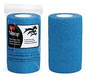 Vetrap bandage 4,5 meter x 10 cm blauw 18 rollen