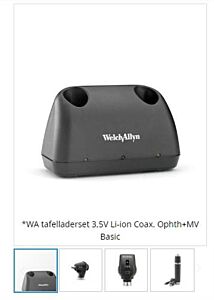 Welch Allyn tafelladerset 3,5V Li-ion Coax. Ophth+MV Basic