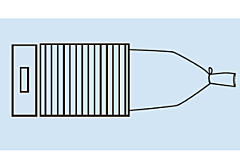 Videocamerahoes concertina 15 x 250 cm 40 st
