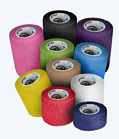 Bandage Millpledge Rapz Eazy Tear 2.5cmx5m roze 12 stuks