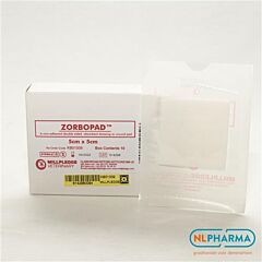 Millpledge Zorbopad 5cm x 5cm per 10 stuks