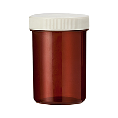 Tablettenflacons   25 ml bruin  120 stuks