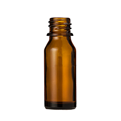 Druppelflacon glas 10 ml bruin zonder dop 99 stuks