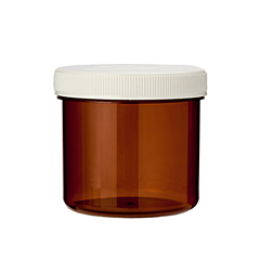 Tablettenflacons 120 ml bruin  35 stuks