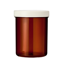 Tablettenflacons 170 ml bruin 35 stuks