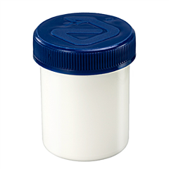 Zalfpotten 1000 ml wit + deksel 24 stuks
