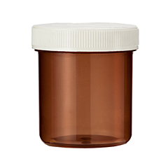 Tablettenflacons 40 ml bruin 80 stuks