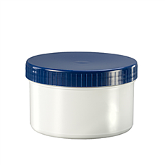 Zalfpotten 400 ml wit + deksel 60 stuks
