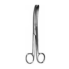 NL Pharma schaar chir.18cm gebogen zwaar stomp/stomp