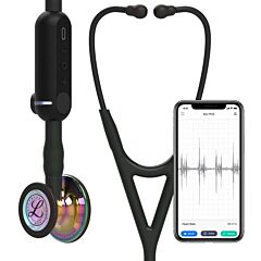 Stethoscoop Littmann CORE Digital zwart Rainbow High Polish