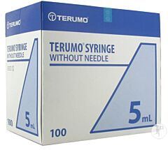 Terumo spuiten 3-delig 5ml 100 stuks