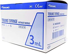 Terumo spuiten 3-delig 2,5 - 3ml 100 stuks