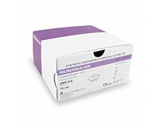 Dispovet Hechtdraad PGA (USP 2-0 75cm FS-1 naald) 36 stuks