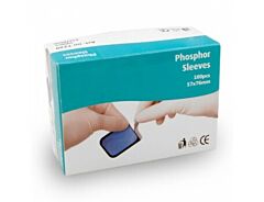 Fosfor hoesjes voor plaatje 57x76mm maat 4 100 stuks