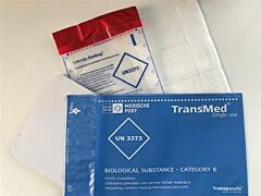 Verzend envelop diagnostisch materiaal Transmed A5 10 stuks