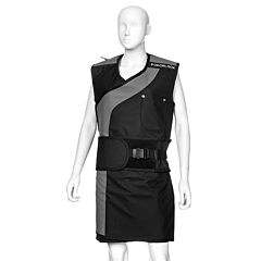 Röntgenschort 2-zijdig L, zwart