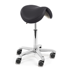 Stamskin zadelkruk Jumper B44cm vaste zithoek - zwart