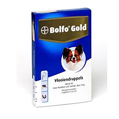 Bolfo Gold hond 40 4 x 0,4 ml pipet