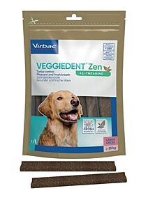 VeggieDent Fr3sh Zen kauwstrips hond L, 15 stuks