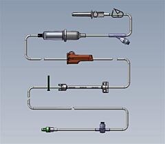 Infusomat Space line met 2x bijspuit, 200µm per stuk