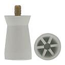 Tand polijstcupjes rubber schroefmodel 144 stuks