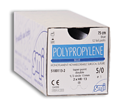 Polypropylene blue ep 3 usp 2/0 DS30 75 cm 12 stuks