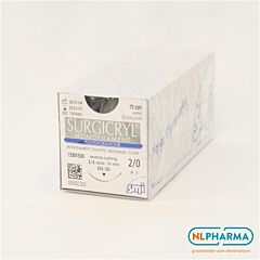 Surgicryl monofilament ep-3 usp 2-0 ds30 75 cm violet 12 st.
