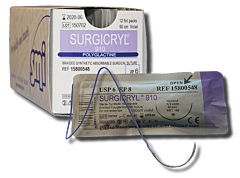 Surgicryl 910 ep-8 USP-6, HRT 48 -48mm 150 cm 12 stuks