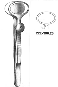 Pincet Oog Desmarres Chalazion small 20mm - 9cm