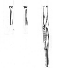 Pincet Oog Fixeer Graefe 11cm met slot