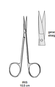 Schaar Iris recht 10,5cm