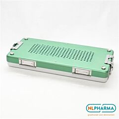 Instrumenten container mini 300 x 140 x 40mm groen- zie info