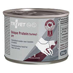 TROVET Unique Protein (Turkey) UPT h/kblik 6x200g