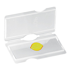 Verzendbox/houder objectglaasje voor 1 slide, 10 stuks