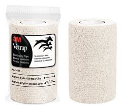 Vetrap bandage 4,5 meter x 10 cm wit 18 rollen
