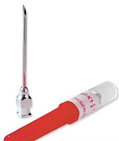 Wegwerpnaald Ideal D3 2.00x25 100st rood 14GAx1 100st