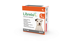 Librela 5 mg opl. v. inj. 2 x 1 ml ACTIE 5%