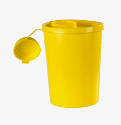 Naaldencontainer, f/used needles, 2 litres