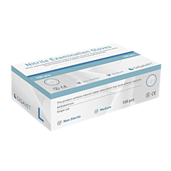 Digavet onderzoekshandschoenen Blauw Nitril ongep. L 100st A