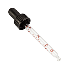 Druppelpipet 50 ml zwart 100 stuks